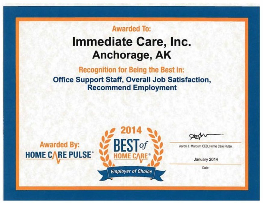 Immediate Care | In-Home Caregivers