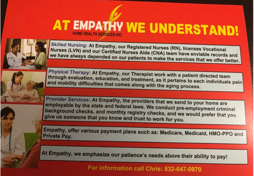 Empathy Home Health Service Inc