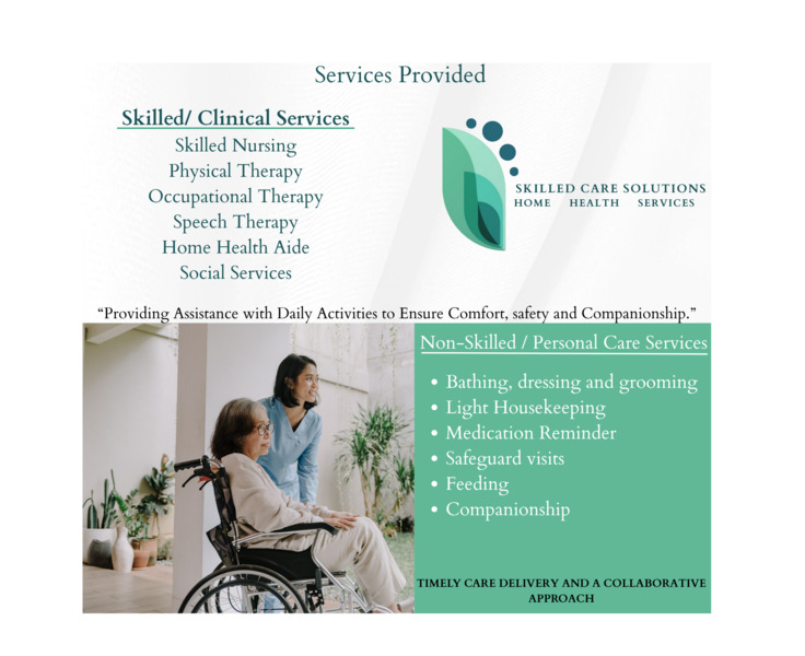Skilled Care Solutions Home Health Services